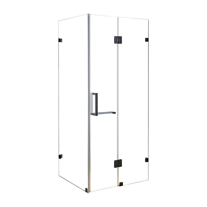 1200 x 800mm Frameless 10mm Glass Shower Screen By Della Francesca