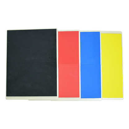 Martial Arts Supply Rebreakable Board Taekwondo, MMA, Karate-Set: Yellow, Blue, Red & Black