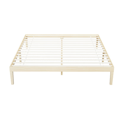 Artiss Bed Frame King Size Wooden Base Mattress Platform Timber Pine BRUNO